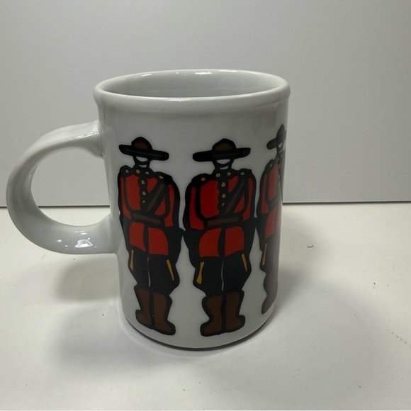 Marc Tetro RCM Mounties Design Ceramic Coffee Mug Canada Collectible - Picture 3 of 5